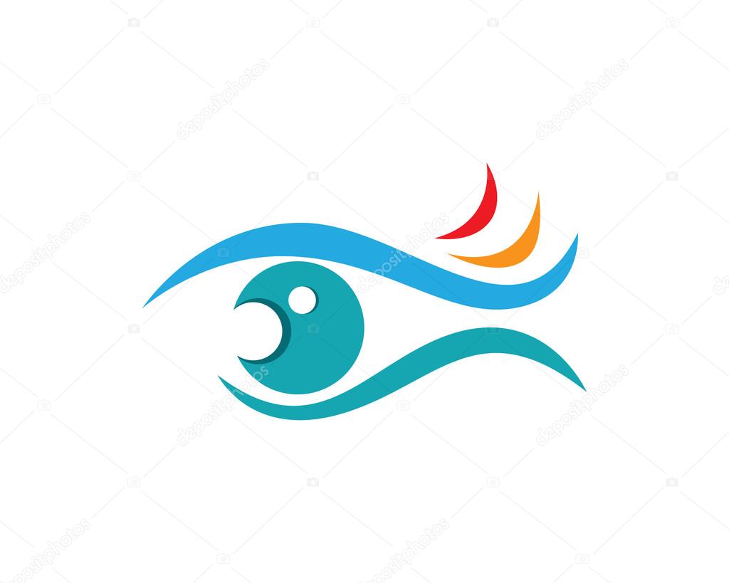 Eyes care logo icons health