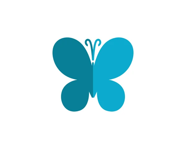 Plantilla de logotipo de mariposa belleza — Vector de stock