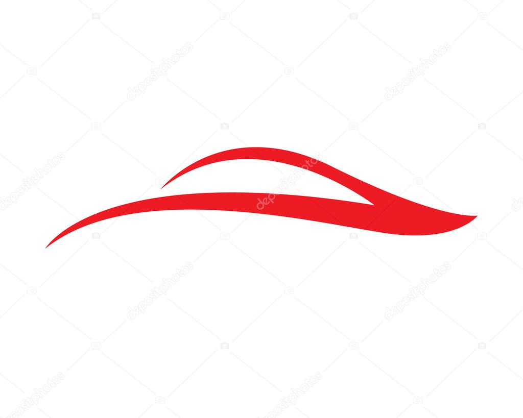 Red Car business speed Auto car Logo Template