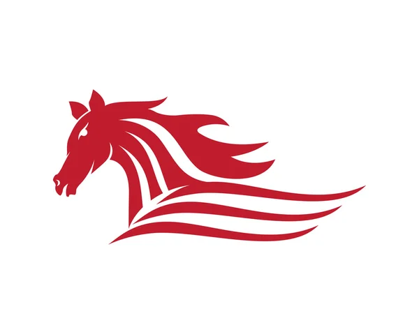 Pferd Logo Template Vector — Stockvektor
