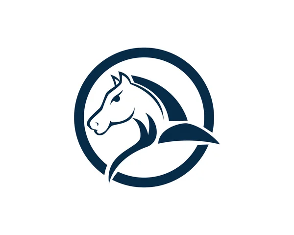 Πρότυπο διάνυσμα λογότυπου αλόγου — Διανυσματικό Αρχείο