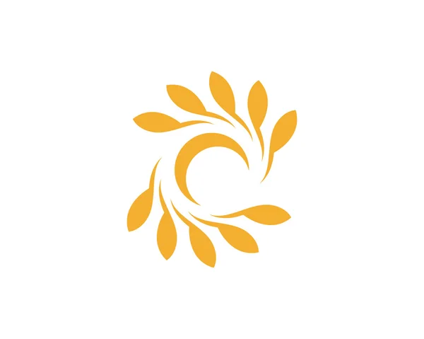 Wheat logo template — Stock Vector