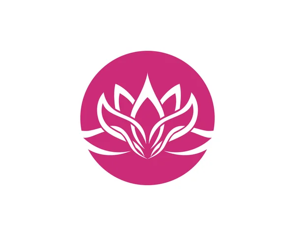 蓮の花のアイコンベクトル — ストックベクタ
