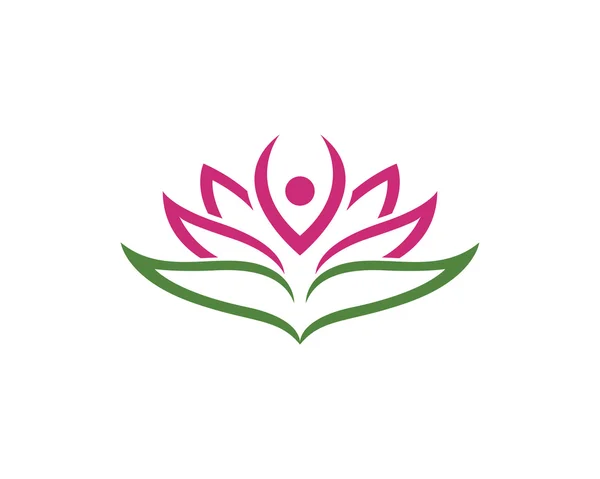 Gestileerde lotus bloem pictogram vector — Stockvector