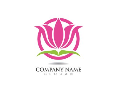 Lotus çiçek logosu spa