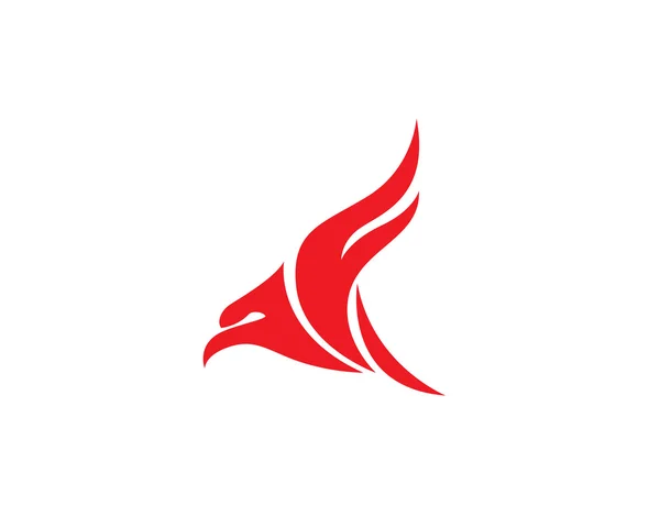 Skrzydła orzel ptak logo — Wektor stockowy