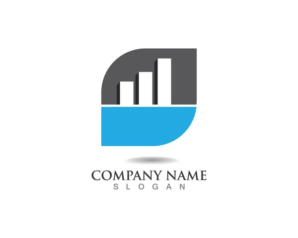 Finance logotyp world business — Stock vektor