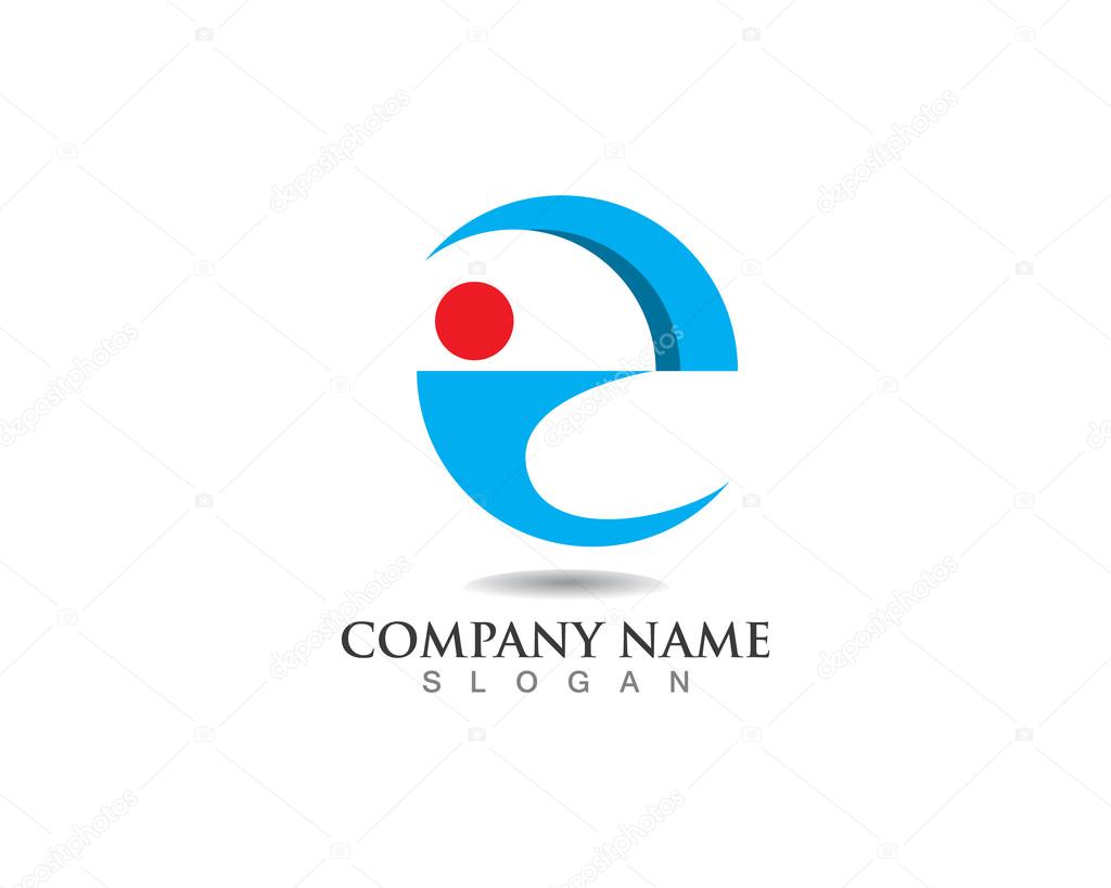 E letter logo and symbol