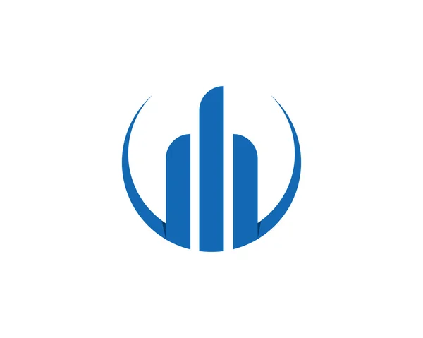 Finanzas logo bloque plantilla — Archivo Imágenes Vectoriales