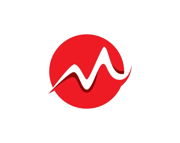 Mountain logotyp och mall lanscape — Stock vektor