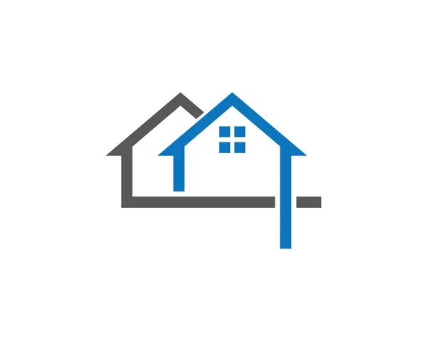 Gebäude und Home-Logo — Stockvektor