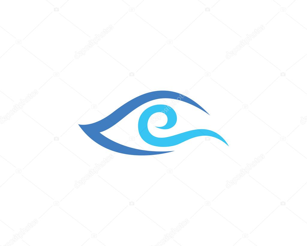 Eyes care logo health