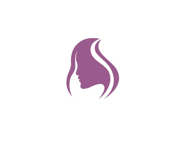 Güzellik kadın logo spa — Stok Vektör