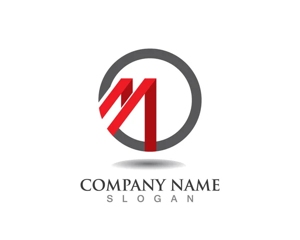 Finans logo ve bina logosu — Stok Vektör