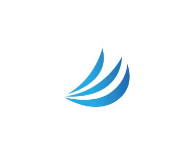 Dalga suyu logo şablonu