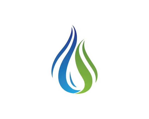Wzór logo wody falowej — Wektor stockowy