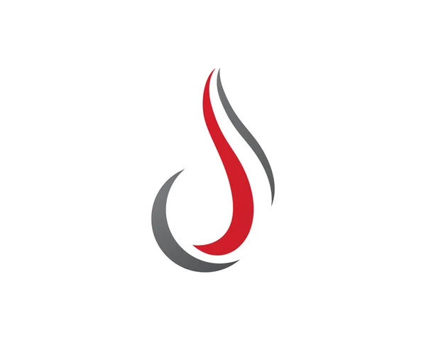 Ikonka Logo ognia — Wektor stockowy