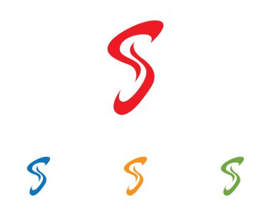 S sembolü mektup logo