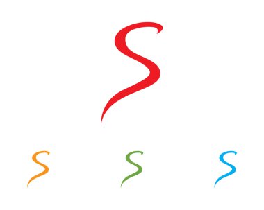 S sembolü mektup logo