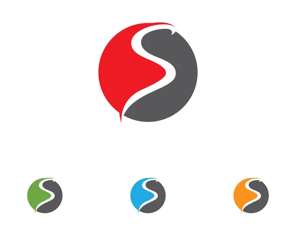 S symbool brief logo — Stockvector