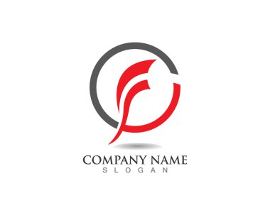 F harf logo simge