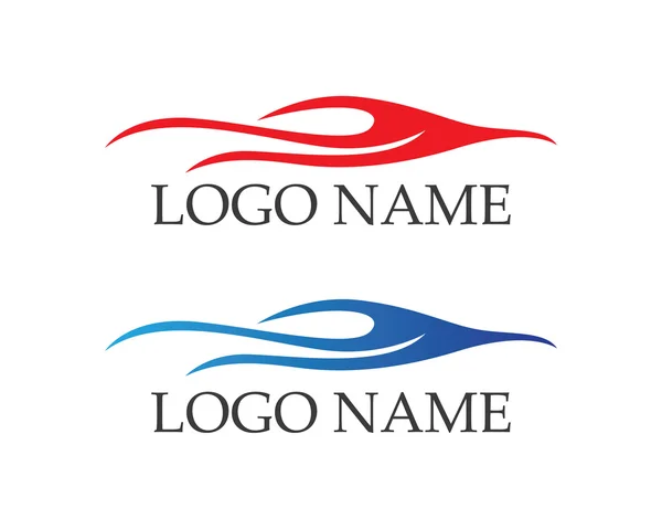 Modèle rapide de logo de voitures — Image vectorielle