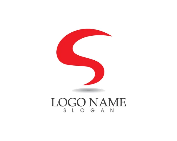 S lettre flip logo — Image vectorielle