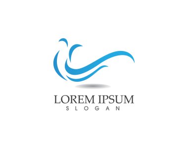 Su dalgası beach logosu