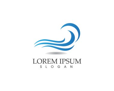 Su dalgası beach logosu