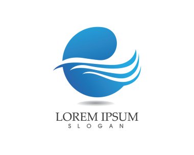 Su dalgası beach logosu