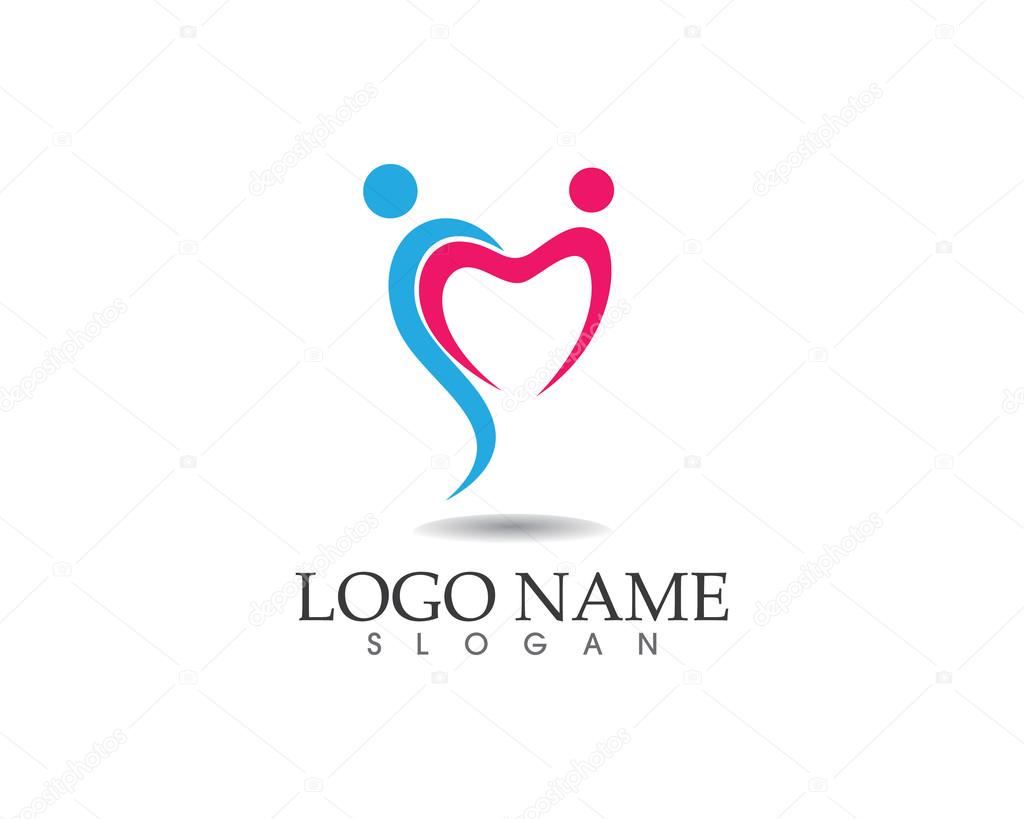 Love family logo health care
