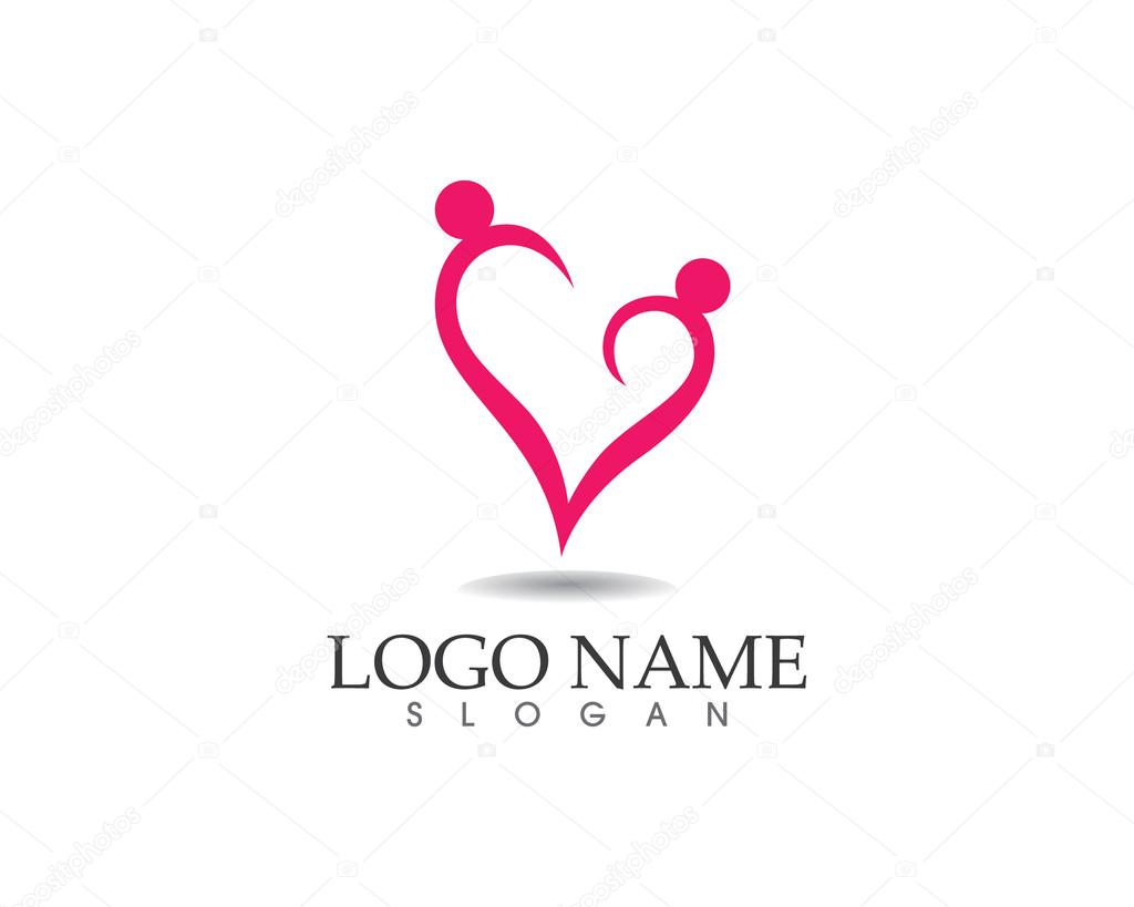 Love family logo health care