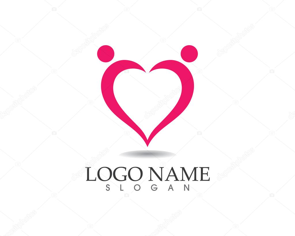 Love family logo health care