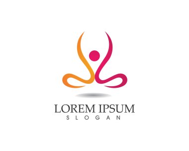 Sağlık insan başarı hayat logo