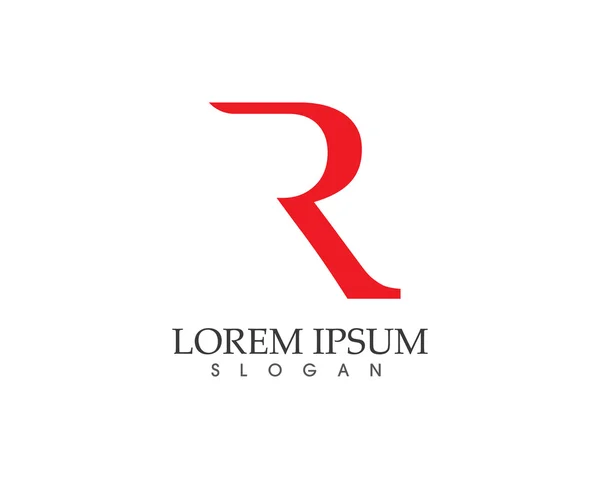 Logotipo letra R R — Vector de stock