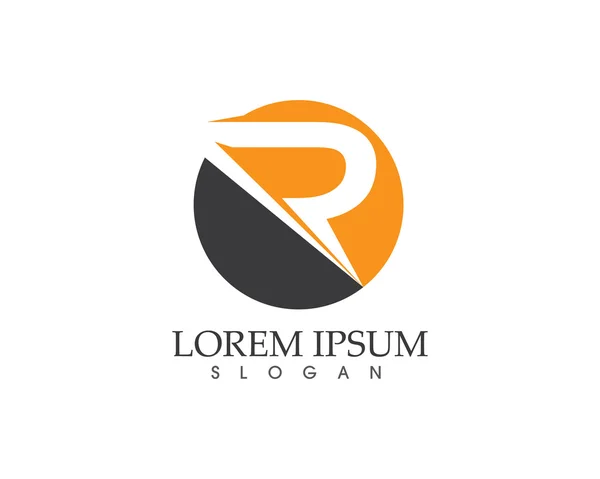 Logotipo letra R R — Archivo Imágenes Vectoriales