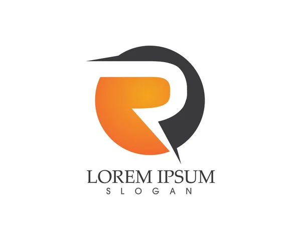 R letter logo R Stock Illustration