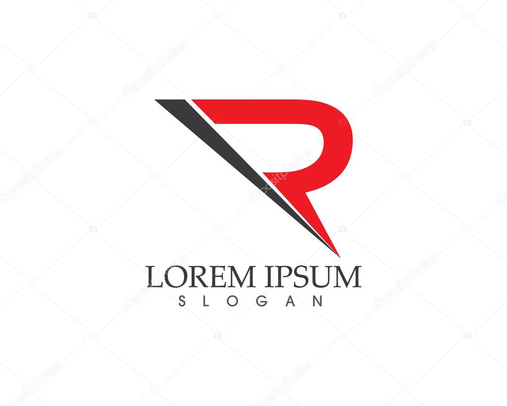 R letter logo R
