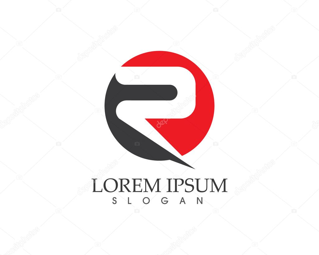 R letter logo R
