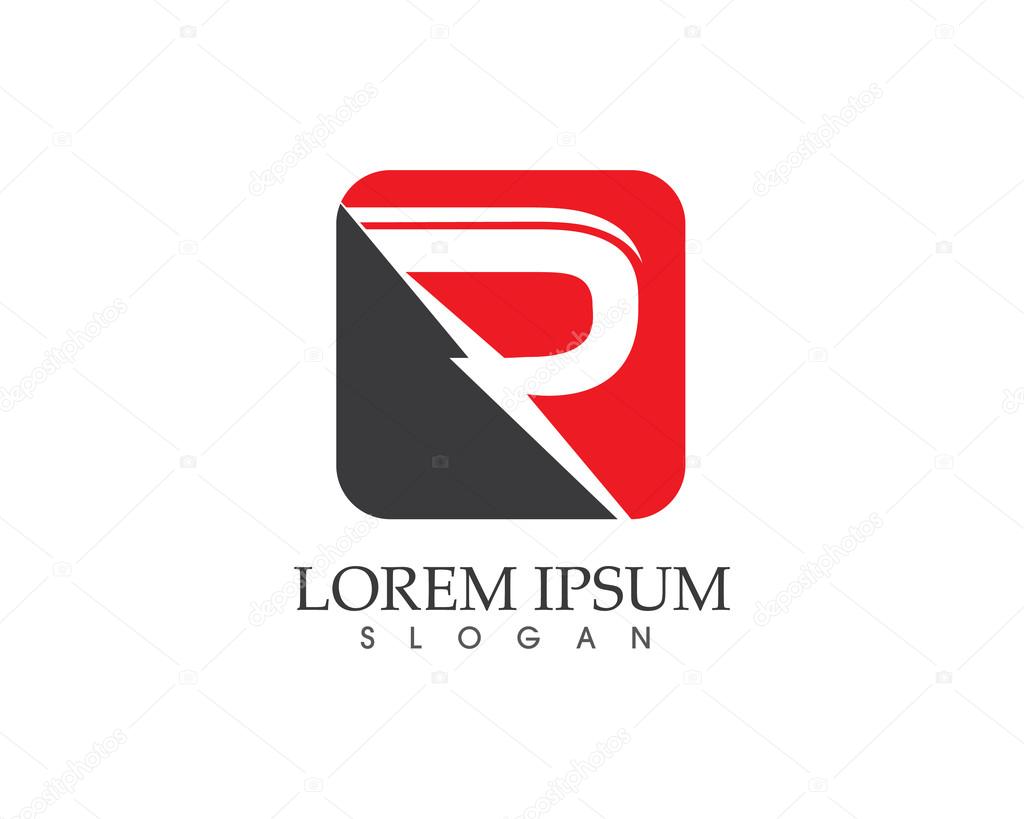 R letter logo R