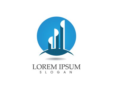 İş finans logo şablonu