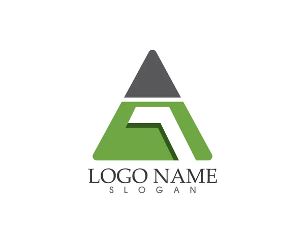 Eine Vorlage für das Buchstaben-Logo — Stockvektor
