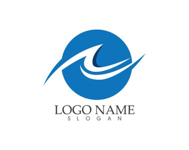 Wave plaj deniz logosu