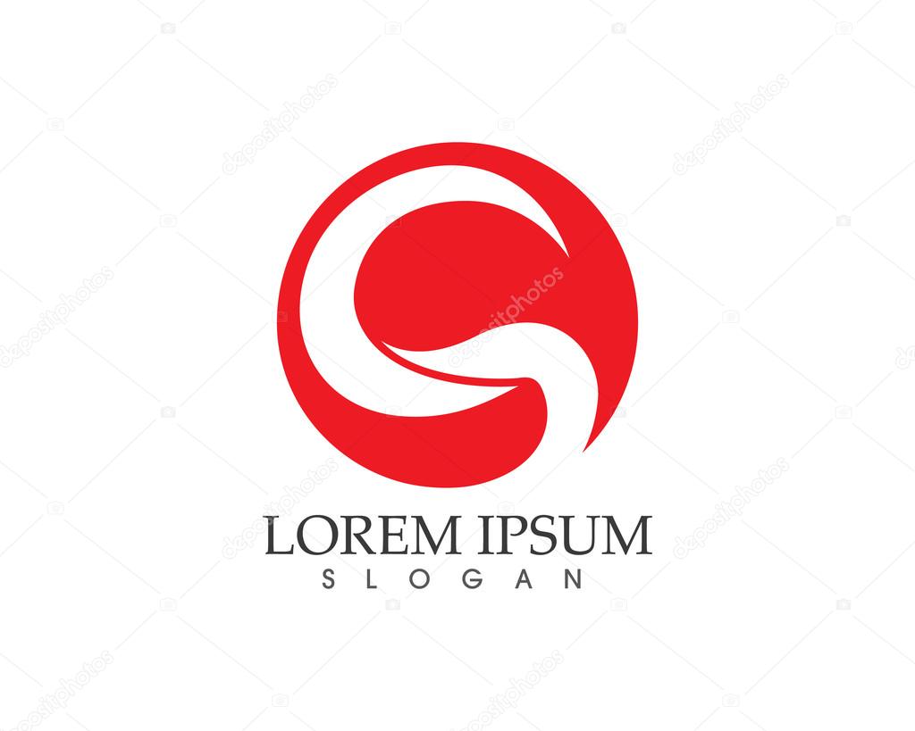 S letter logo template