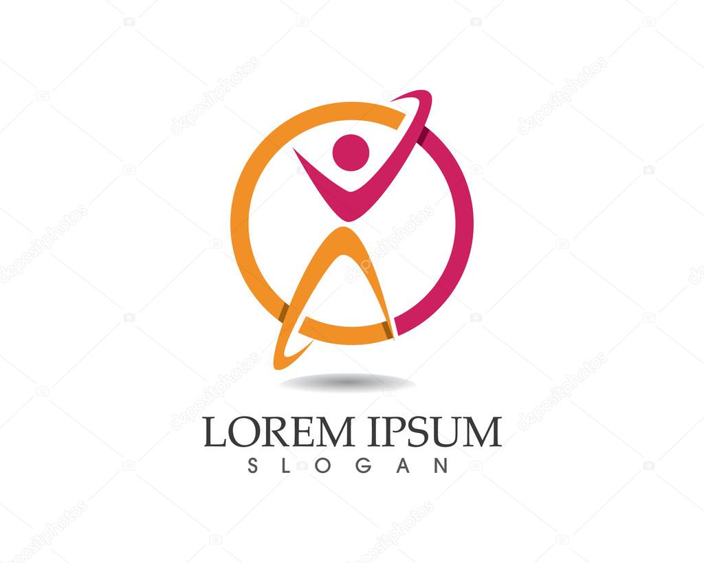 Health people success life logo