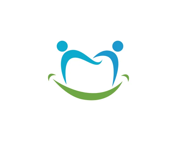 Logotipo y plantilla de cuidado dental — Archivo Imágenes Vectoriales