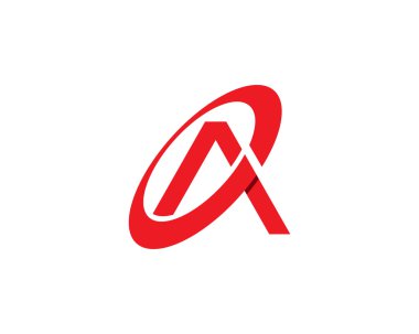 Bir mektup logo ve şablon