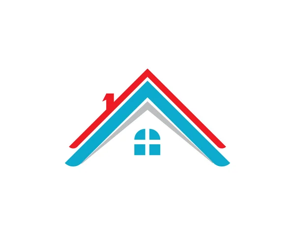 Logotipo de casa e edifício — Vetor de Stock