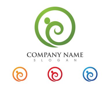 Sağlık insan başarı hayat logo