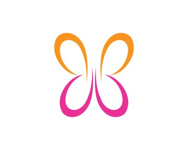 Güzellik kelebek logo Bayan 